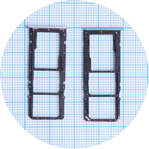 Тримач Sim картки Realme C31 (сріблястий на 2 SIM + MicroSD)