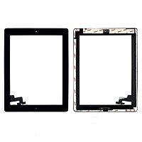 Тачскрин Apple iPad 2 A1395 A1396 A1397 (черный оригинал Китай с кнопкой)