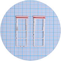 Тримач Sim картки та картки пам'яті Motorola Moto G04 XT2421-2 (помаранчевий на 2 SIM + MicroSD)