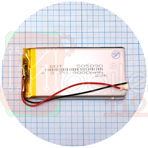 Акумулятор універсальний 505090Р 90 х 46 х 5 мм  3000 mAh 3.7V