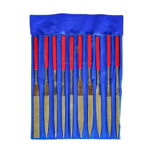 Набір надфілів з алмазним напиленням 180*5 мм (10 шт) фото 2