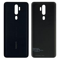 Задняя крышка Oppo A5 2020 CPH1933 (черная оригинал Китай)