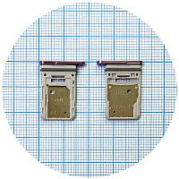 Тримач SIM карти Samsung Galaxy S20 FE G780F, S20 FE 5G G781B (фіолетовий на 2 SIM)