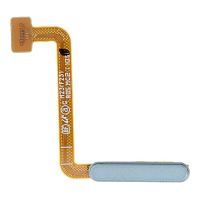 Шлейф Samsung Galaxy M23 M236B с кнопкой включения и сканером отпечатка пальца (голубой оригинал Китай)