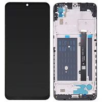 Дисплей ZTE Blade A51 + тачскрин с рамкой (AAAA)