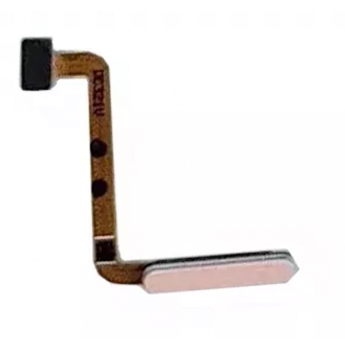 Шлейф Samsung Galaxy A23 A235F з кнопкою включення та сканером відбитка пальця (AAA помаранчевий)