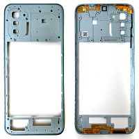 Рамка корпуса Nokia G11 (голубая)