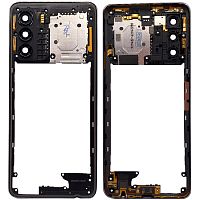 Рамка корпусу Infinix Zero 5G 2023 (срібляста зі склом камери)