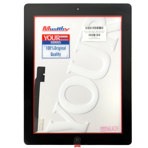 Тачскрин Apple iPad 3, iPad 4 (для iPad 3 черный Original Musttby с кнопкой Home) Тачскрин Apple iPad 3, iPad 4 (для iPad 3 черный Original Musttby с кнопкой Home)