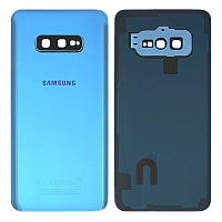 Задня кришка Samsung Galaxy S10e G970F (синій оригінал Китай зі склом камери)