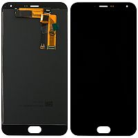 Дисплей Meizu M2 Note M571H з тачскріном (чорний)