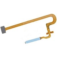 Шлейф Realme C33 RMX3624 со сканером отпечатка пальца (голубой оригинал Китай)