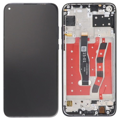 Дисплей Huawei P40 Lite JNY-LX1, P20 Lite 2019, Nova 5i GLK-LX1 з тачскріном (оригінал 100% Service Pack з рамкою)