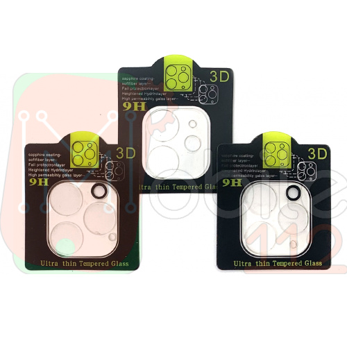 Захисне скло для камери Apple iPhone 13 Pro, 13 Pro Max (прозоре 3D 9H)