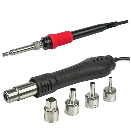 Паяльна станція WEP 853AAA-I, з вбудованим вакуумним сепаратором 9" (20 x 11 см), фен, паяльник, USB 5V фото 7