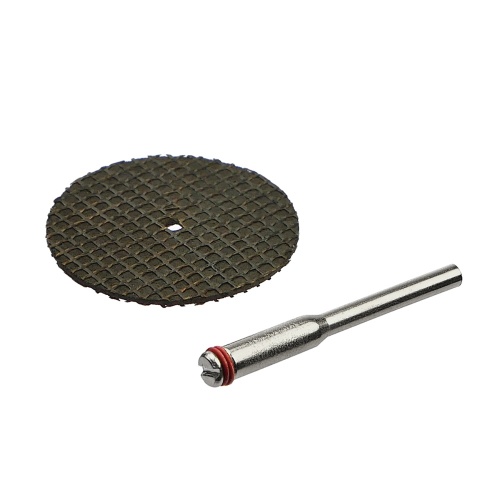 Насадка для бормашини, відрізний диск армований d=32 мм, хвостовик d=3 мм фото 2