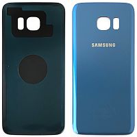 Задняя крышка Samsung Galaxy S7 Edge G935F (синяя оригинал Китай)