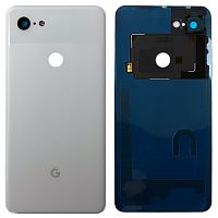 Задня кришка Google Pixel 3 XL (біла оригінал 100% зі склом камери)