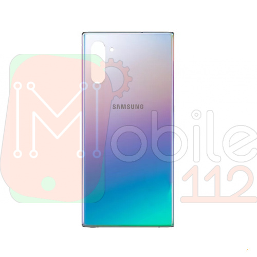 Задняя крышка Samsung Galaxy Note 10 N970F (серебристая оригинал Китай)