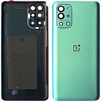 Задняя крышка OnePlus 9R (голубая Original New со стеклом камеры)