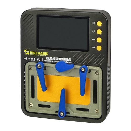 Переднагрівач з РК-дисплеєм Mechanic Heat Kit i14 для ремонту камер і плат, з платформами та трафаретами iPhone X-14 Pro Max фото 2