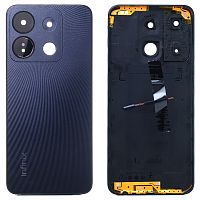 Задняя крышка Infinix Smart 7 HD X6516 (черная оригинал Китай)