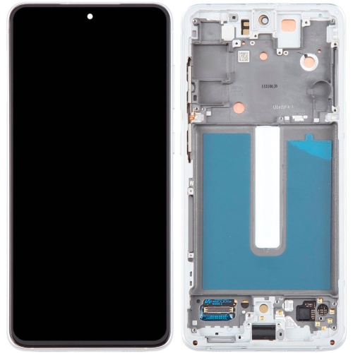 Дисплей Samsung Galaxy S21 FE 5G G990B з тачскріном (OLED із сріблястою рамкою)