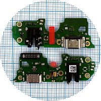 Шлейф Oppo A18 A38 A58 4G A79 з роз'ємами зарядки, навушників та мікрофоном - нижня плата (оригінал Китай)