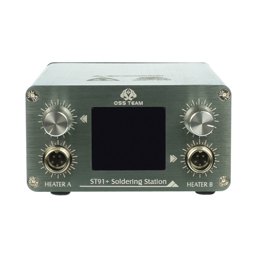 Паяльная станция прецизионная OSS TEAM ST91+ (2 паяльника стандарта T12: прямой и изогнутый конус; 4 канала памяти, 150W, 80C - 400C) фото 3