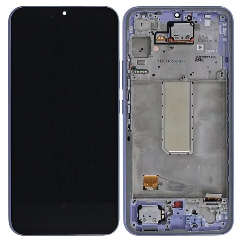 Дисплей Samsung Galaxy A34 A346 з тачскріном (оригінал 100% Service Pack з фіолетовою рамкою)