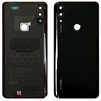 Задняя крышка Huawei P Smart Z STK-LX1 (черная оригинал Китай со стеклом камеры)