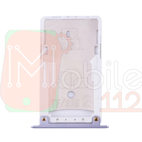 Тримач SIM карти Xiaomi Redmi Note 4X (сірий 2 SIM (1 SIM + Micro SD))