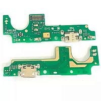 Шлейф Tecno 2 Pro LA7 з роз'ємом зарядки та мікрофоном - нижня плата (AAA)
