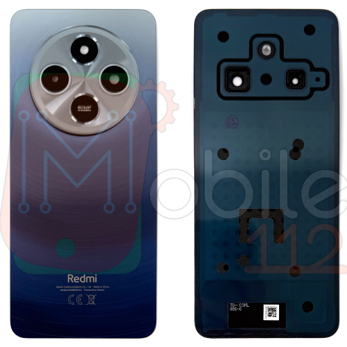 Задняя крышка Xiaomi Redmi 14C (синяя Original New со стеклом камеры)
