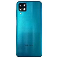 Задняя крышка Samsung Galaxy M12 M127F (зеленая оригинал Китай со стеклом камеры)