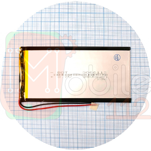 Аккумулятор универсальный 3066112 120 х 62 х 3 мм 3500 mAh 3.7V