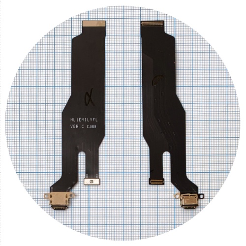 Шлейф Huawei P20 EML-L09 EML-L29 з роз'ємом зарядки фото 2