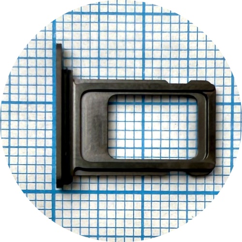 Держатель SIM карты Apple iPhone 14 Pro, 14 Pro Max (фиолетовый на 1 Sim) фото 3