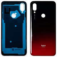 Задня кришка Xiaomi Redmi 7 m1810f6lg (червона оригінал Китай)