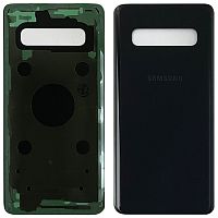 Задняя крышка Samsung Galaxy S10 G973F (черная оригинал Китай)