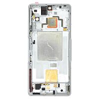 Дисплей Xiaomi Poco F4 з тачскріном (оригінал Китай із сріблястою рамкою)