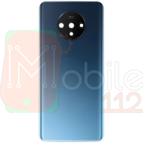 Задня кришка OnePlus 7 (синя оригінал Китай зі склом камери)