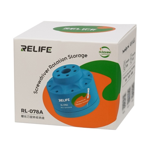 Настольный органайзер для инструментов Relife RL-078A, роторный, диаметр 77 мм, высота 62 мм фото 4 Настольный органайзер для инструментов Relife RL-078A, роторный, диаметр 77 мм, высота 62 мм фото 4