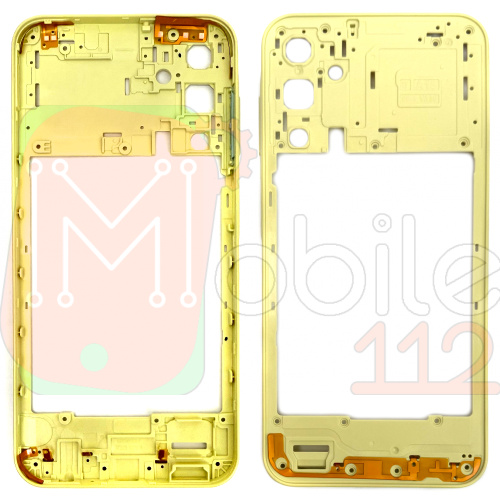 Рамка корпусу Samsung Galaxy A15 A155F (жовта)