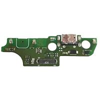 Шлейф ZTE Blade A53 з роз'ємом зарядки та мікрофоном - нижня плата (AAA)