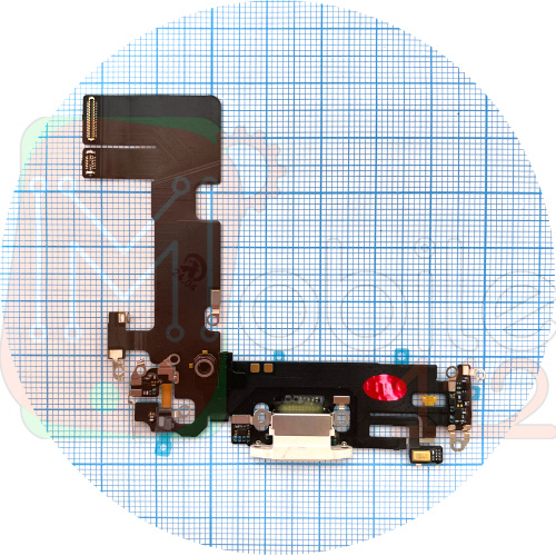 Шлейф Apple iPhone 13 з роз'ємом зарядки та мікрофоном (білий оригінал 100%) фото 4