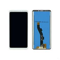 Дисплей Meizu M8 Lite, V8 шлейф 103 мм + тачскрин (белый)