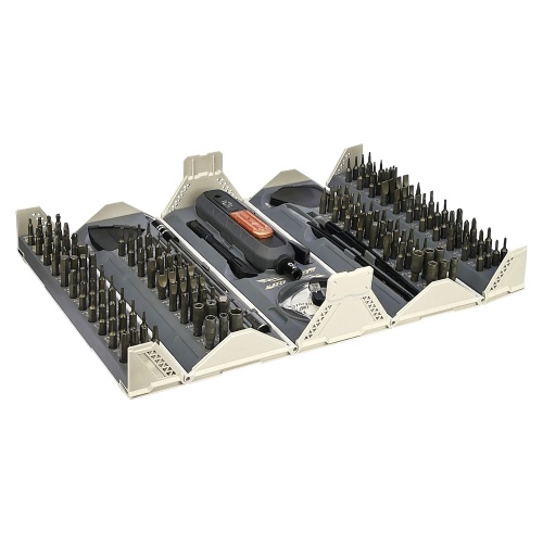 Набір інструментів Jakemy JM-8192 (ручка, 160 біт, подовжувач, 2 пінцети, 2 лопатки, 2 перехідники, присоска, 10 медіаторів) фото 3 Набір інструментів Jakemy JM-8192 (ручка, 160 біт, подовжувач, 2 пінцети, 2 лопатки, 2 перехідники, присоска, 10 медіаторів) фото 3