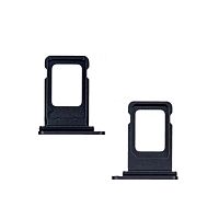 Тримач SIM карти Apple iPhone 11 (чорний на 2 SIM)