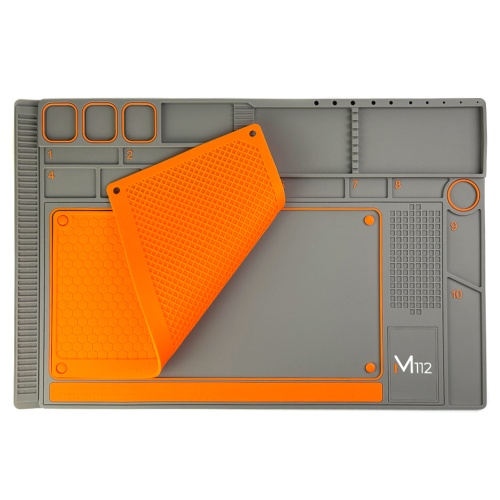 Силіконовий килимок вогнетривкий M112 (робоче місце майстра) 577 x 377 мм фото 2